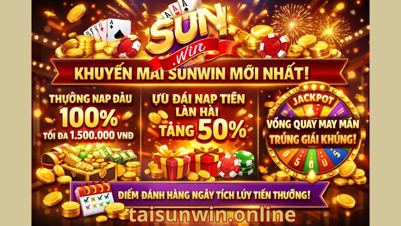Cập nhật những khuyến mãi Sunwin hấp dẫn nhất